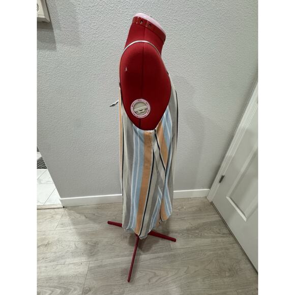 Striped Sleeveless Mini Dress Casual Summer Spaghetti Strap - Picture 4 of 8